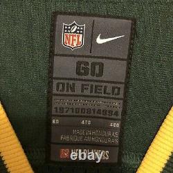 Nike Elite Green Bay Packers NFL Aaron Rodgers Size 60 Authentic On Field Jersey