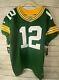 Nike Elite Nfl Aaron Rodgers Green Bay Packers Jersey 913569-323 44 Large $325