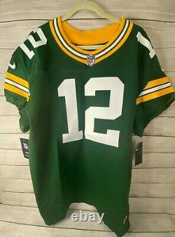 Nike Elite NFL Aaron Rodgers Green Bay Packers Jersey 913569-323 44 LARGE $325