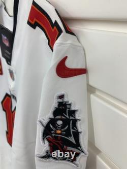 Nike Elite Tom Brady white Tampa Bay bucaneers Captain Jersey