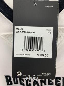 Nike Elite Tom Brady white Tampa Bay bucaneers Captain Jersey