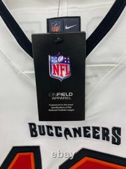 Nike Elite Tom Brady white Tampa Bay bucaneers Captain Jersey