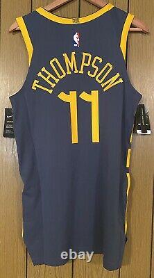 Nike GSW The Bay City Stitched Thompson 11 Authentic Jersey AH6209-430 Size 40