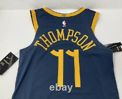 Nike GSW The Bay City Stitched Thompson 11 Authentic Jersey AH6209-430 Size 40