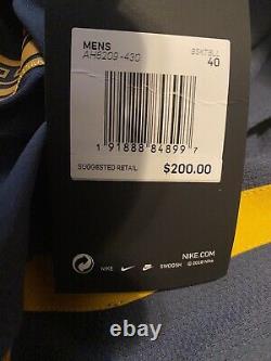 Nike GSW The Bay City Stitched Thompson 11 Authentic Jersey AH6209-430 Size 40