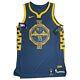 Nike Gsw The Bay City Stitched Thompson Authentic Jersey Ah6209-430 Size Large