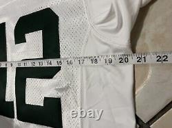 Nike Green Bay Packers Aaron Rodgers #12 Stitched White Jersey Men's Size S