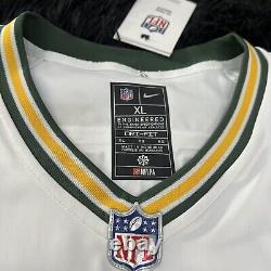 Nike Green Bay Packers Aaron Rodgers LIMITED Away Jersey Stitched Men Sz XL NWT