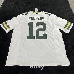 Nike Green Bay Packers Aaron Rodgers LIMITED Away Jersey Stitched Men Sz XL NWT