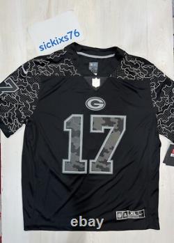 Nike Green Bay Packers DaVante Adams Reflective Limited NFL Men's Jersey XL