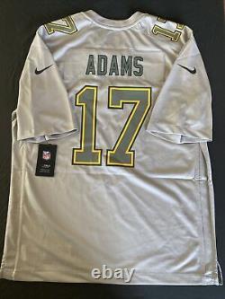Nike Green Bay Packers Davante Adams Gray Atmosphere Game Jersey New Size Large