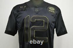 Nike Green Bay Packers Salute to Service Rodgers Authentic Elite Jersey men NFL