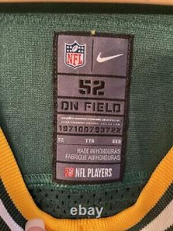 Nike Green Bay Packers Untouchable Aaron Rodgers Sz 52 On Field Jersey $325 NWT
