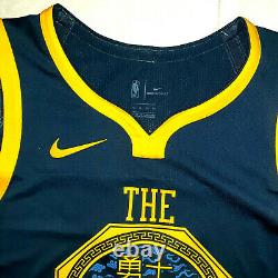Nike Klay Thompson Golden State Warriors Bay Vaporknit Jersey AH6209-430 SIZE-XL