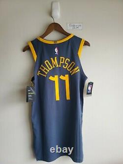 Nike Klay Thompson The Bay City NBA VaporKnit Authentic Jersey AH6209-430 Sz 40