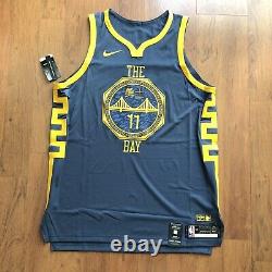 Nike Klay Thompson The Bay City VaporKnit Authentic Jersey Sz 52 XL AH6209-430