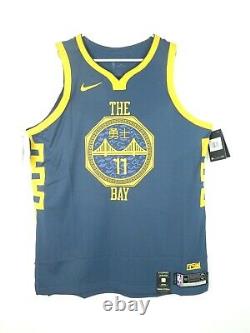 Nike Klay Thompson The Bay City VaporKnit Jersey Size 52 Golden State Warriors