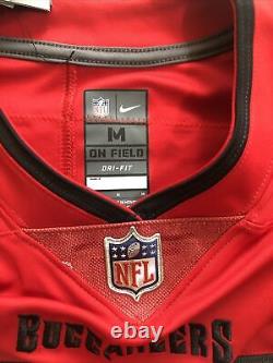 Nike Men Tampa Bay Buccaneers Chris GODWIN #14 Red Triple Stitched Jersey-Medium