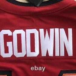 Nike Men Tampa Bay Buccaneers Chris GODWIN #14 Red Triple Stitched Jersey- Small