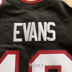 Nike Men Tampa Bay Buccaneers Mike Evans #13 Pewter Double Stitched Jersey- Md
