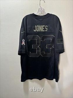 Nike Men's Aaron Jones Green Bay Packers Salute to Service Jersey Black Sz 3XL