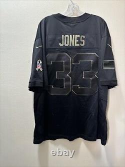 Nike Men's Aaron Jones Green Bay Packers Salute to Service Jersey Black Sz 3XL