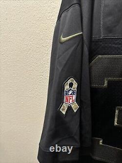 Nike Men's Aaron Jones Green Bay Packers Salute to Service Jersey Black Sz 3XL