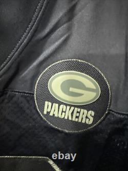 Nike Men's Aaron Jones Green Bay Packers Salute to Service Jersey Black Sz 3XL