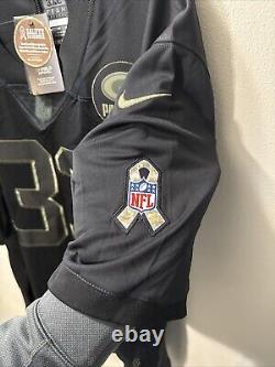 Nike Men's Aaron Jones Green Bay Packers Salute to Service Jersey Black Sz 3XL