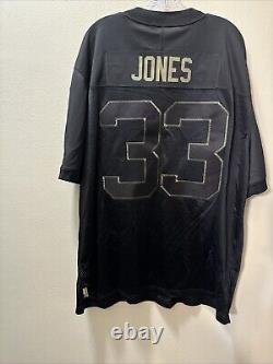 Nike Men's Aaron Jones Green Bay Packers Salute to Service Jersey Black Sz 3XL
