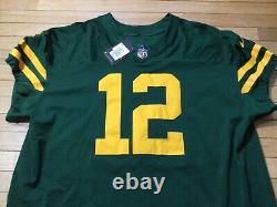 Nike Men's Green Bay Packers Aaron Rodgers #12 Football NFL Jersey Size 60 NWTs