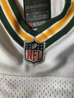Nike Mens Aaron Rodgers Elite Jersey Green Bay Packers Away Size 40 Authentic