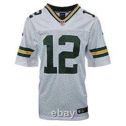 Nike Mens Nfl Bay Packers Limited Elite Jersey, White/Green/Yellow, 48