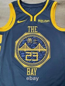 Nike NBA Golden State Warriors Draymond Green The Bay Heritage Jersey Sz M 44