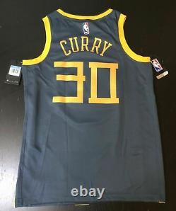Nike NBA Golden State Warriors Steph Curry City Edition Bay CNY LNY Jersey M 44