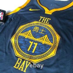 Nike NBA Klay Thompson GSW The Bay City VaporKnit Jersey Size 56 AH6209-430 XXL
