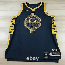 Nike NBA Klay Thompson The Bay City VaporKnit 52 XL Authentic Jersey AH6209-430