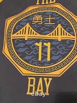 Nike NBA Klay Thompson The Bay City VaporKnit Authentic Jersey Sz 40 AH6209-430