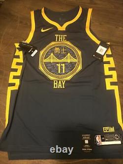 Nike NBA Klay Thompson The Bay City VaporKnit Jersey Sz 48 Authentic AH6209-430