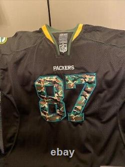 Nike NFL Football On Field Green Bay Packers Jordy Nelson #87 Jersey Size 52