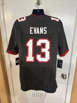 Nike NFL Football Tampa Bay Buccaneers WR Mike Evans #13 Pewter Game Jersey L