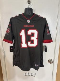 Nike NFL Football Tampa Bay Buccaneers WR Mike Evans #13 Pewter Game Jersey L