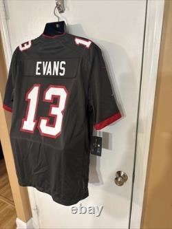 Nike NFL Football Tampa Bay Buccaneers WR Mike Evans #13 Pewter Game Jersey L