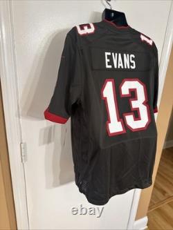 Nike NFL Football Tampa Bay Buccaneers WR Mike Evans #13 Pewter Game Jersey L