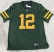 Nike Nfl Green Bay Packers #12 Aaron Rodgers Jersey On Field Stitched Men Size L