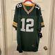 Nike Nfl Green Bay Packers #12 Aaron Rodgers Men's Jersey Size 48