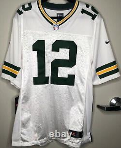 Nike NFL Green Bay Packers Aaron Rodgers Limited Jersey White Green Men's Large