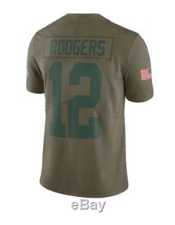 Nike NFL Green Bay Packers Aaron Rodgers Salute to Service Jersey