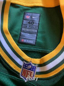 Nike NFL Men On Field Authentic Green Bay Packers Green Jersey Blank Sz 40 NWT