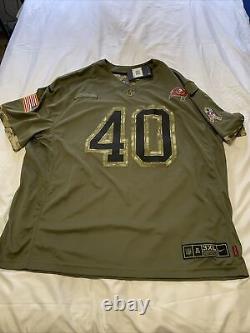 Nike NFL Salute to Service Jersey Mens 3XL Tampa Bay Buccaneers #40 Alstott NWT